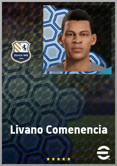 Livano Comenencia eFootball 2026 player card, 70 OVR RB