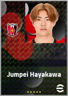 Hayakawa Jumpei eFootball 2026 player card, 66 OVR RMF