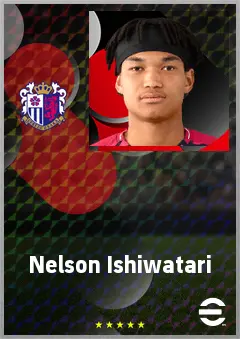 Ishiwatari Nelson eFootball 2026 player card, 70 OVR DMF