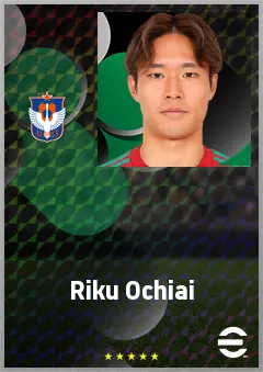 Ochiai Riku eFootball 2026 player card, 64 OVR AMF