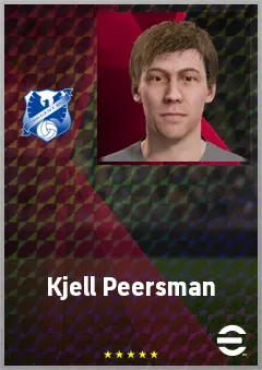 Kjell Peersman eFootball 2026 player card, 68 OVR GK
