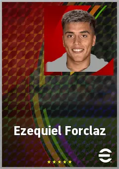 Ezequiel Forclaz eFootball 2026 player card, 67 OVR AMF