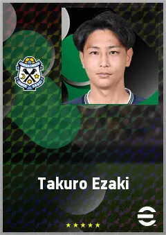Ezaki Takuro eFootball 2026 player card, 68 OVR CB