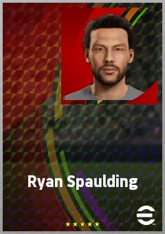 Ryan Spaulding eFootball 2026 player card, 67 OVR LB