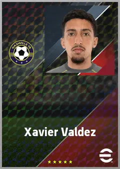Xavier Valdez eFootball 2026 player card, 65 OVR GK