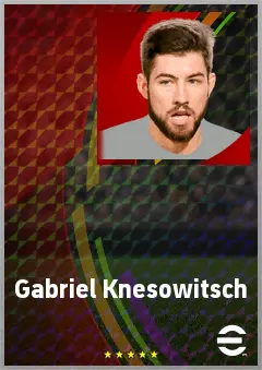 Gabriel Knesowitsch eFootball 2026 player card, 69 OVR CB