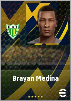 Brayan Medina eFootball 2026 player card, 71 OVR CB