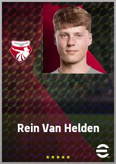 Rein Van Helden eFootball 2026 player card, 68 OVR CB