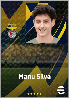 Manu Silva eFootball 2026 player card, 72 OVR DMF