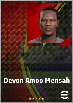 Devon Amoo Mensah eFootball 2026 player card, 69 OVR CB
