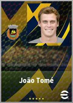 João Tomé eFootball 2026 player card, 68 OVR RB