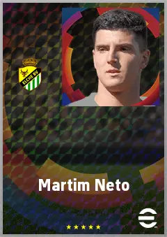 Martim Neto eFootball 2026 player card, 70 OVR CMF