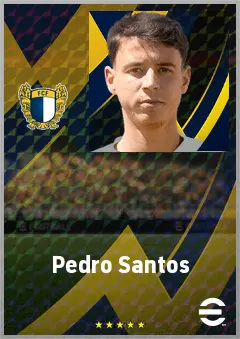 Pedro Santos eFootball 2026 player card, 68 OVR RWF