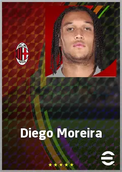 Diego Moreira eFootball 2026 player card, 74 OVR LMF