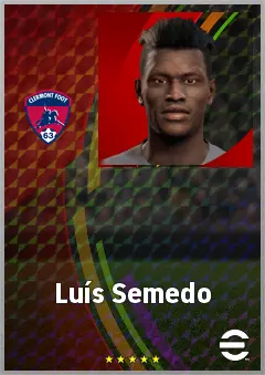 Luís Semedo eFootball 2026 player card, 66 OVR CF
