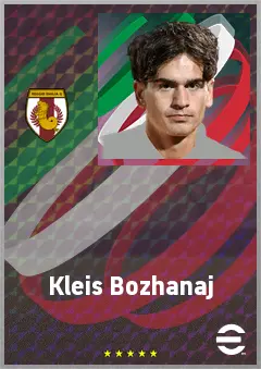 Kleis Bozhanaj eFootball 2026 player card, 68 OVR SS