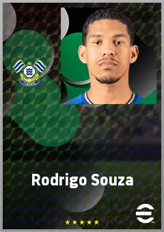 Rodrigo Souza eFootball 2026 player card, 64 OVR LB
