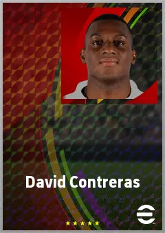 David Contreras eFootball 2026 player card, 64 OVR LMF
