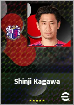 Kagawa Shinji eFootball 2026 player card, 70 OVR CMF