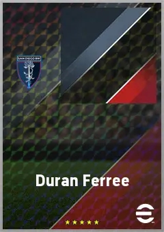 Duran Ferree eFootball 2026 player card, 70 OVR GK