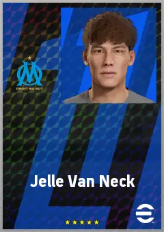 Jelle Van Neck eFootball 2026 player card, 66 OVR GK