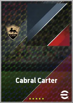 Cabral Carter eFootball 2026 player card, 64 OVR GK