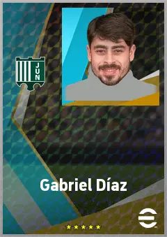 Gabriel Díaz eFootball 2026 player card, 71 OVR LB