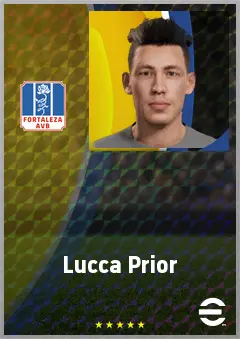 Lucca Prior eFootball 2026 player card, 67 OVR AMF