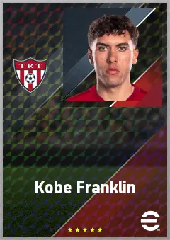 Kobe Franklin eFootball 2026 player card, 68 OVR RB