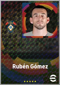 Rubén Gómez eFootball 2026 player card, 66 OVR GK