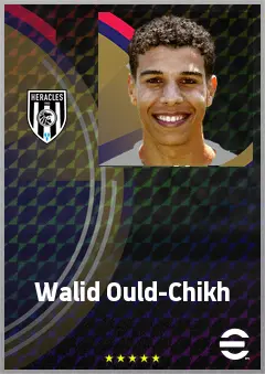 Walid Ould-Chikh eFootball 2026 player card, 67 OVR AMF