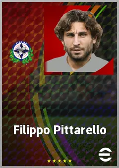 Filippo Pittarello eFootball 2026 player card, 70 OVR CF