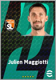 Julien Maggiotti eFootball 2026 player card, 69 OVR CMF