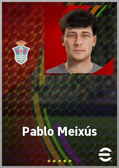 Pablo Meixús eFootball 2026 player card, 64 OVR CB