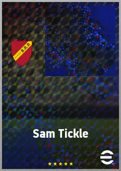 Sam Tickle eFootball 2026 player card, 70 OVR GK