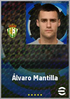 Álvaro Mantilla eFootball 2026 player card, 68 OVR RB