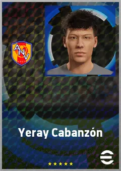 Yeray Cabanzón eFootball 2026 player card, 68 OVR RWF