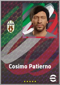 Cosimo Patierno eFootball 2026 player card, 67 OVR CF