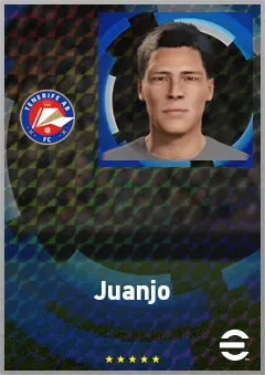 Juanjo eFootball 2026 player card, 68 OVR CMF