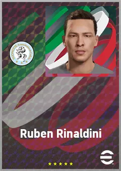 Ruben Rinaldini eFootball 2026 player card, 65 OVR GK