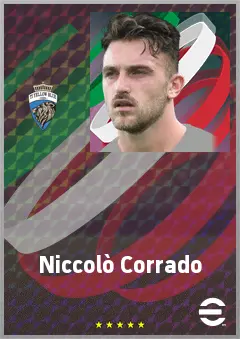Niccolò Corrado eFootball 2026 player card, 70 OVR LB