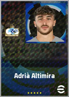 Adrià Altimira eFootball 2026 player card, 71 OVR RB