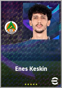Enes Keskin eFootball 2026 player card, 67 OVR CMF