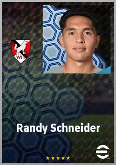 Randy Schneider eFootball 2026 player card, 67 OVR AMF
