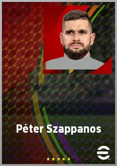 Péter Szappanos eFootball 2026 player card, 69 OVR GK