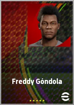 Freddy Góndola eFootball 2026 player card, 68 OVR LWF