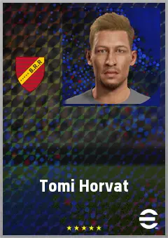 Tomi Horvat eFootball 2026 player card, 70 OVR AMF