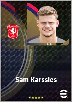 Sam Karssies eFootball 2026 player card, 64 OVR GK