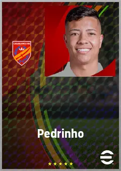 Pedrinho eFootball 2026 player card, 66 OVR AMF