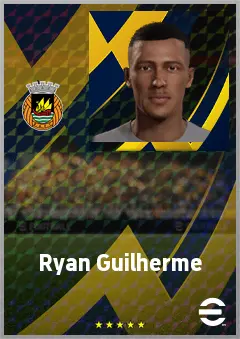 Ryan Guilherme eFootball 2026 player card, 65 OVR CMF